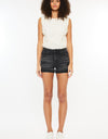 Kancan High Waist Distressed Denim Shorts