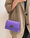 Studded PU Leather Crossbody Bag