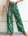 Printed Wide Leg Pants