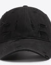 Distressed Adjustable Baseball Cap