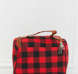 Printed Makeup Bag with Strap