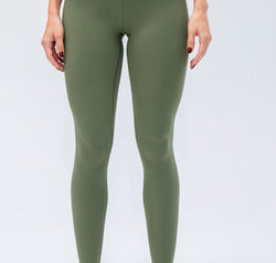 Wide Waistband Slim Fit Active Leggings