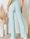 RISEN Full Size High Waist Ultra Soft Knit Flare Pants