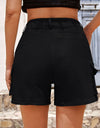 Pocketed High Waist Shorts