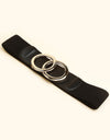 Zinc Alloy Buckle Elastic PU Belt