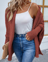 Open Front Long Sleeve Cardigan