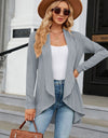 Open Front Long Sleeve Cardigan